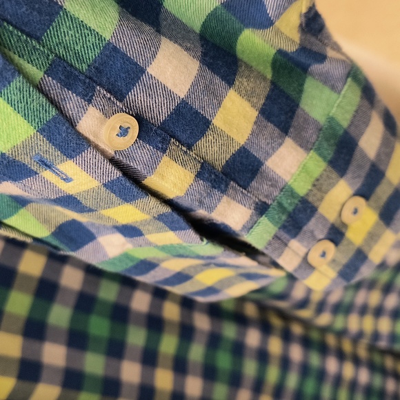 Southern Tide 100% Cotton Colorful Check Shirt Size M Classic Fit EUC - Picture 7 of 11